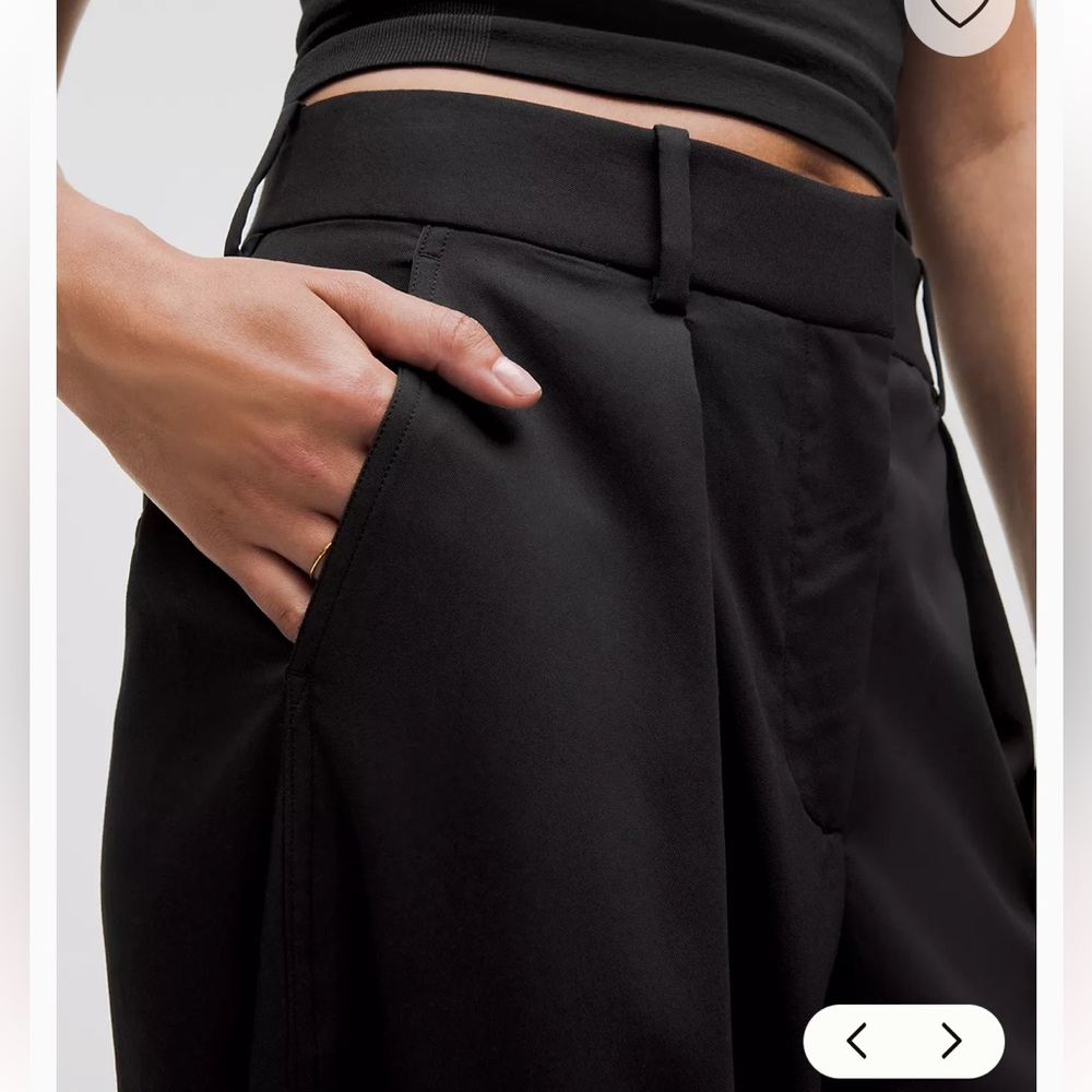 Lululemon Pleat-Front High-Rise Trousers - Picture 3 of 16